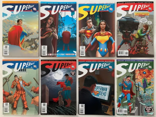 All-Star Superman 1 2 3 4 5 6 11 12 Lot of 8 Morrison and Quitely DC Comics 2006