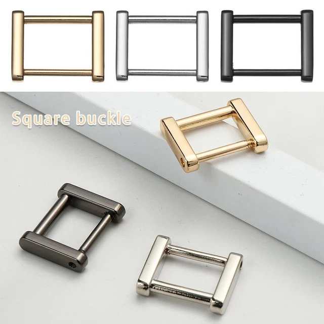 Craft Bag Loop Strap Connector Rectangle Rings Buckle Screw Rings Buckle
