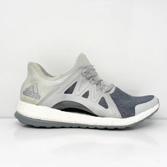ADIDAS WOMENS PUREBOOST Xpose BB1734 Gray Running Shoes Sneakers