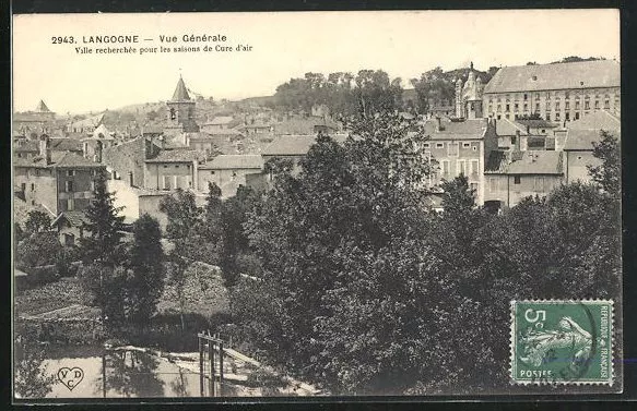 CPA Langogne, Vue Gènèrale 1912