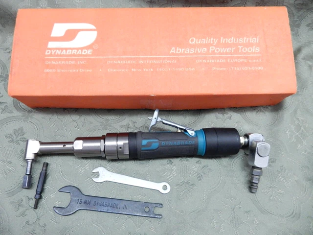Dynabrade 49430 Air Drill .4 Hp Mini-Angle Head Planetary-Geared 3,200 Rpm Usa