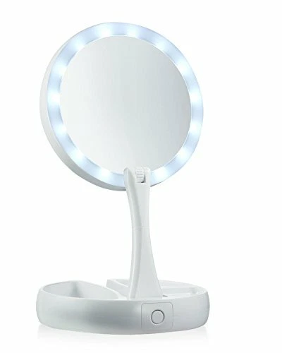 My Fold-Away Mirror No Distortion, LED Illuminated Double Sided As Seen On TV 3