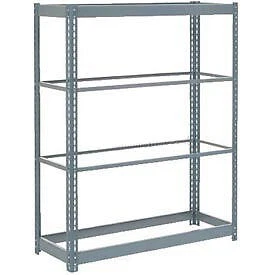 Boltless Heavy Duty Shelving 48"W x 18"D x 72"H, 4 Shelves, No Deck