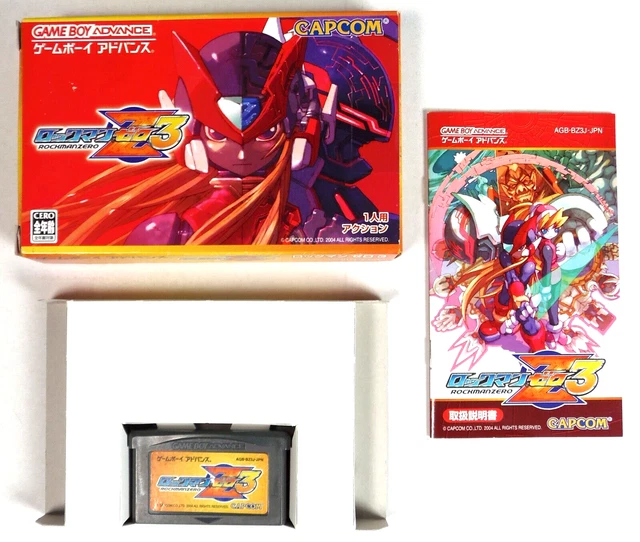 Jeu Game Boy Advance Rockman Zero (Mega Man) - Version Japonaise NTSC-J - Cartouche Seule - Très Bon état