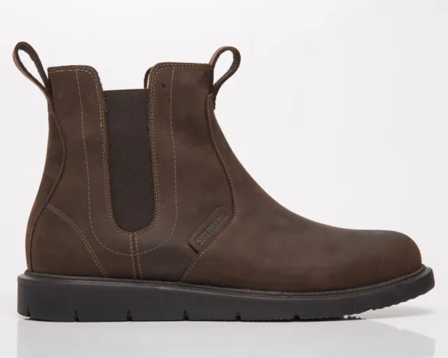 SHEPHERD OF SWEDEN Mark Men's Brown Casual Lifestyle Warm Chelsea Shoes ...
