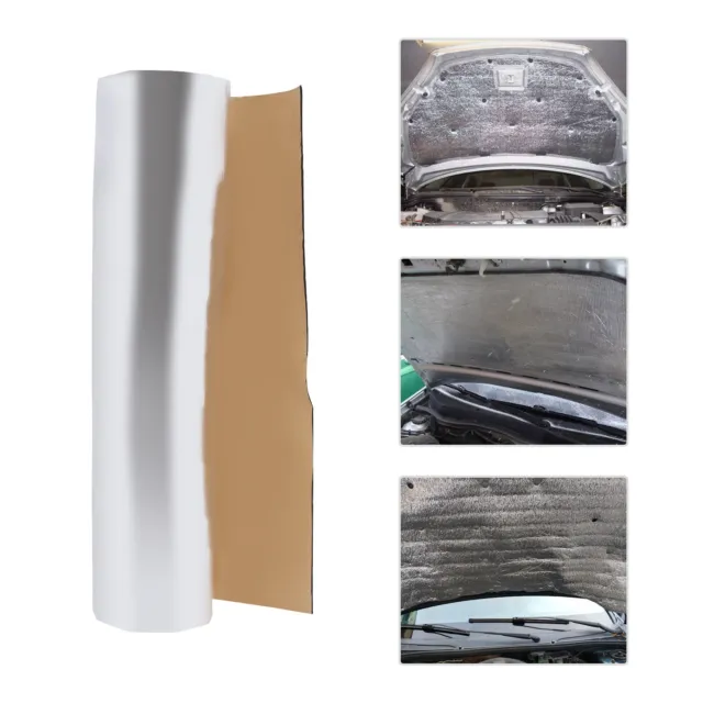 120*40" Sound Deadener Heat Shield For Car Firewall Hood Floor Insulation Mat