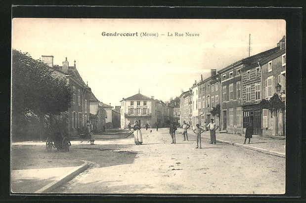 CPA Gondrecourt, La Rue Neuve, Hotel Ramillon