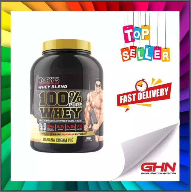 Maxs 100% Whey Protein muscle building