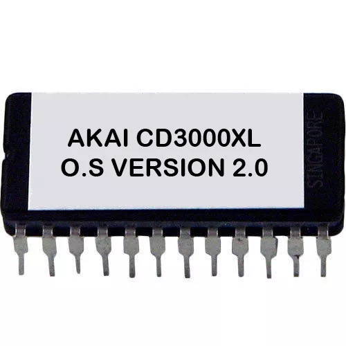 Akai CD3000XL Operating System 2.0 Eprom Upgrade Latest OS Firmware