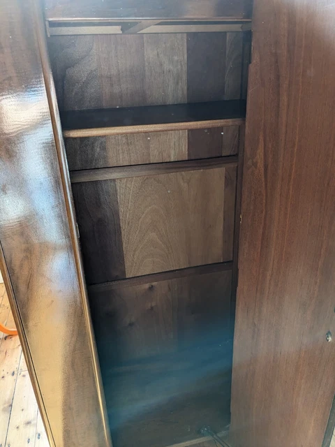 Vintage Art Deco single free standing Gentleman's wardrobe Ideal For Hall, Kids 2