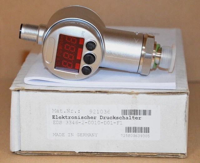 HYDAC EDS 345 1 250 000 Elektronischer Druckschalter 906226 NEU OVP HYDAC EDS 345 1 250 000 Elektronischer Druckschalter 906226 NEU OVP