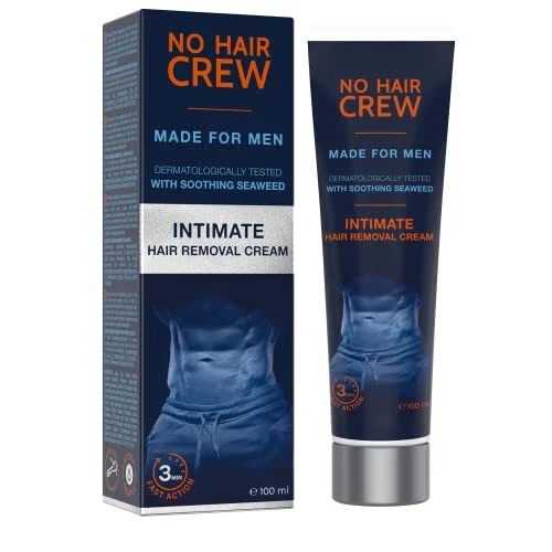 NO HAIR CREW Crème dépilatoire intime, extra douce pour les zones sensibles. Pou