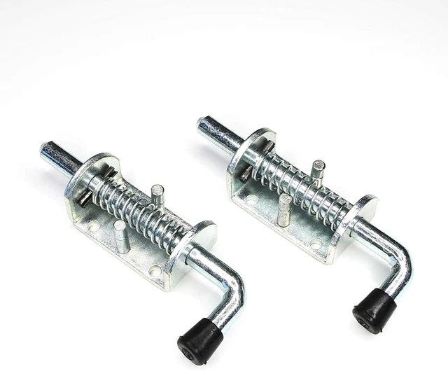 UTILITY TRAILER GATE Spring Loaded Pin Lock Assembly Ramp Door Locking