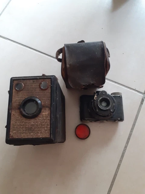 Lot De 2 Appareils Photo Anciens Kodak - Vintage Collection