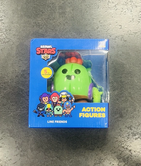 Bizak Action Figure Brawl Stars - Spike - Personaggio Gioco, Articolata 11 Cm, Con Accessorio