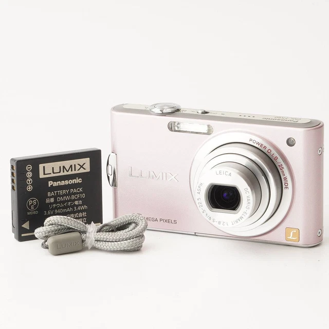 PANASONIC LUMIX DMC-FX60 Cámara Digital Compacta Rosa Cocktail EUR