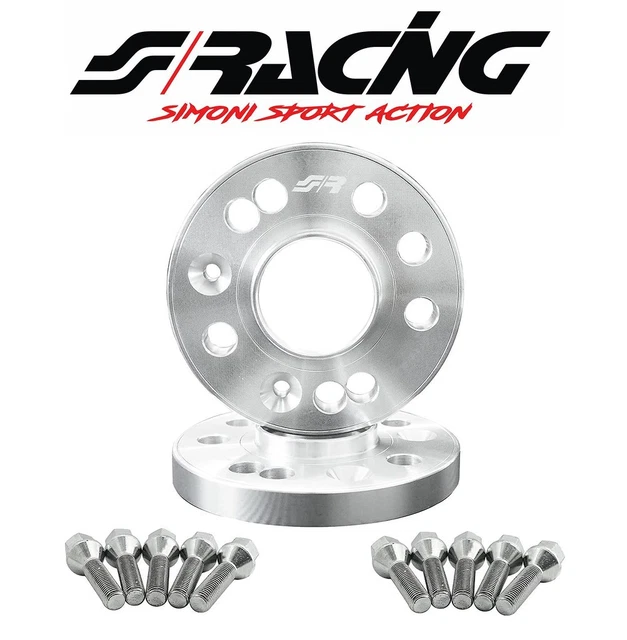 Simoni Racing Wielmoerkapjes - 19mm - Chroom - Set à 20 stuks