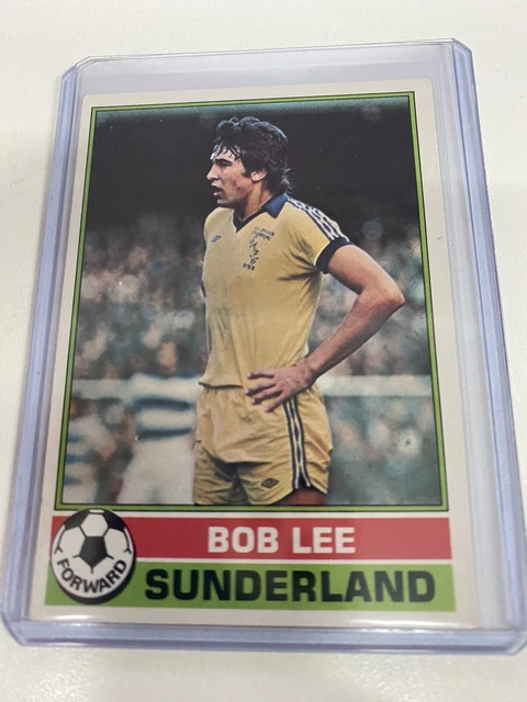 Sunderland Bob Lee Vintage Football Card In Double Protective Sleeve