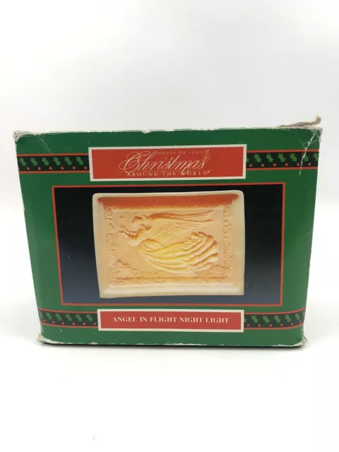 Chistmas Around The World Angel In Flight Night Light House of Lloyd Vintage