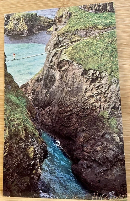 Vintage Postcard, Carrick A Rede, Co Antrim. RPPC, Ranscombe, Posted 1960’s ?