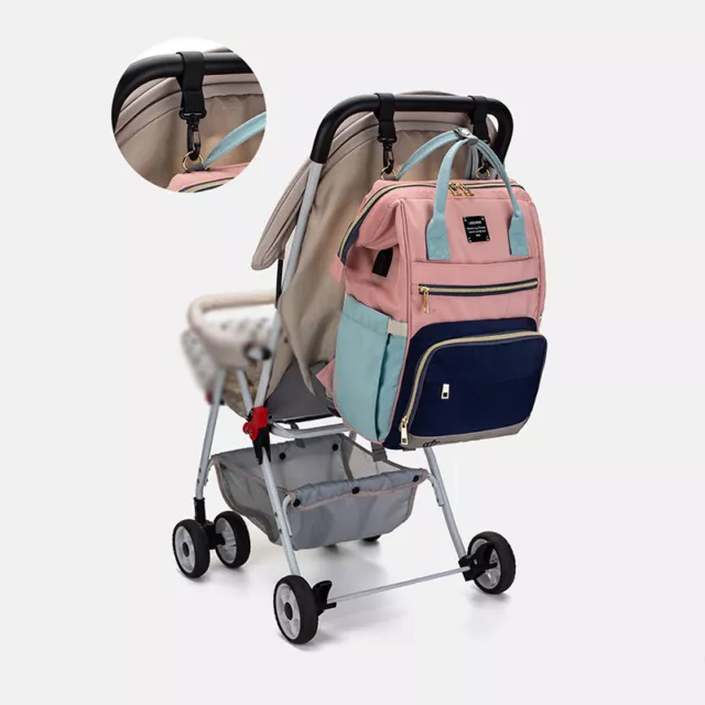 LEQUEEN Diaper Bag Mummy Maternity Bag Large Storage Travel Backpack Fashion Bag 2