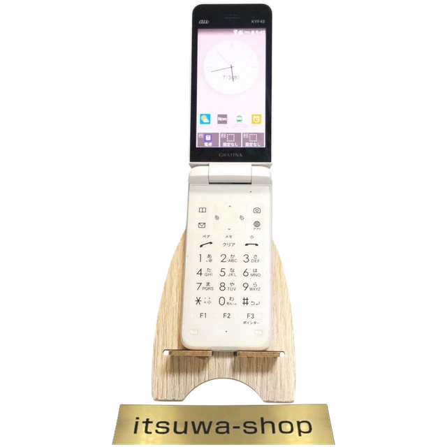 KYOCERA KYF42 GRATINA White 4G Wifi Keitai Android Flip Phone