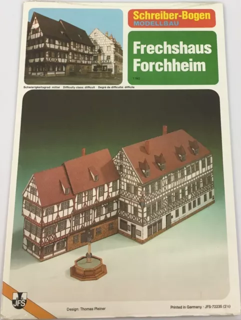 Schreiber-Bogen Modellbau Frechshaus Forchheim N | Papier Modellbausatz 1:160