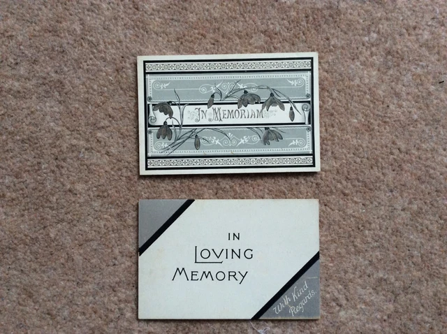 2 carte commemorative 1898 e 1900