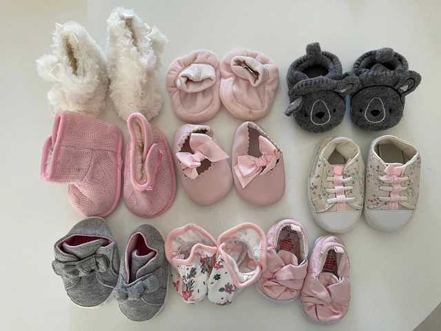 Pacchetto scarpe bambina età 0-3 mesi