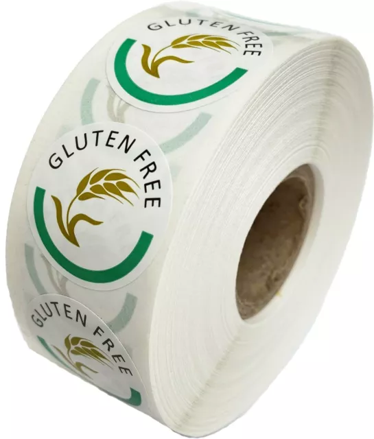 Mr-Label Catering Stickers - Gluten Free 25mm - 1000 Labels per Roll
