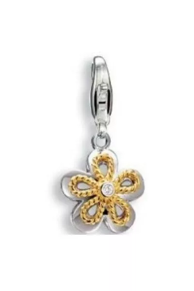 Esprit Charms Charm Silber Blüte ESZZ-90399.A Bettelarmband Anhänger