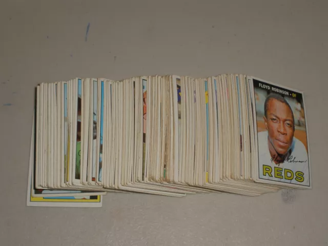 1967 Topps Baseball Lot of 195 Cards Bill Freehan Yankees Dodgers Red Sox Reds