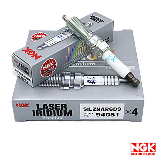 New Set of 4 NGK Laser Iridium Spark Plug 94051/ SILZNAR6D9 for Chevy Spark Volt