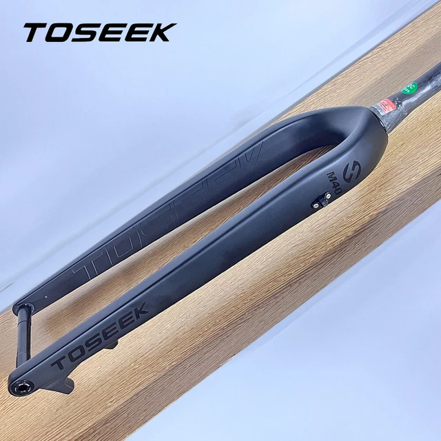 TOSEEK 29 Zoll Carbon MTB Rigid Bike Bucket Axle Gabel Scheibenbremse 110*15mm