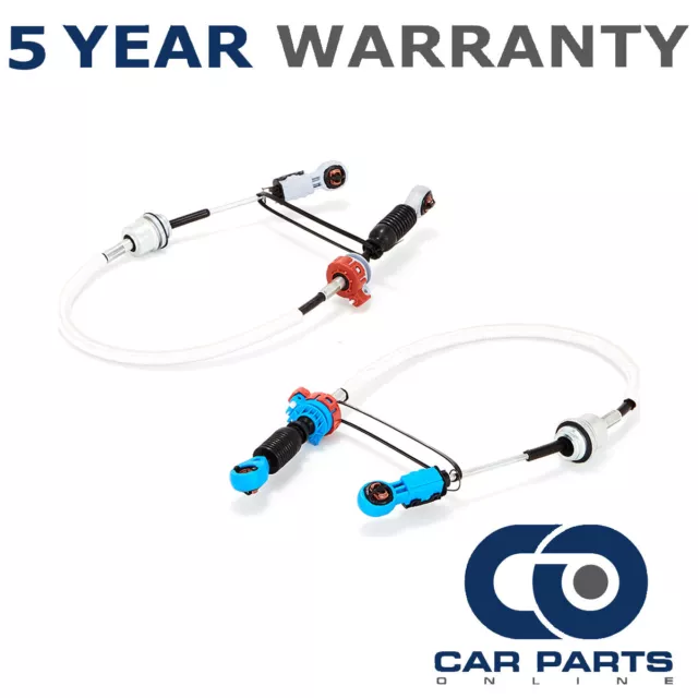 Ford Transit Mk6 2000-2006 2.0 Fwd Diesel Gear Selector Cables Pair Grey Blue