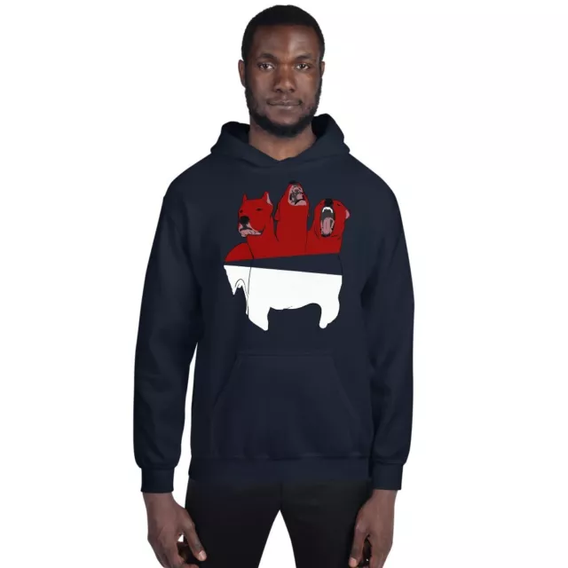 Felpa Uomo Donna Unisex Con Cappuccio Maglia Cani Tuta Cotone Ragazzo/a S M L XL