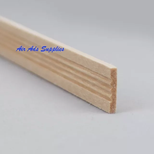 AirAds Dollhouse 1:12 Miniatures Wood Finishing Trim Wood Moldings (Lot 10pcs)