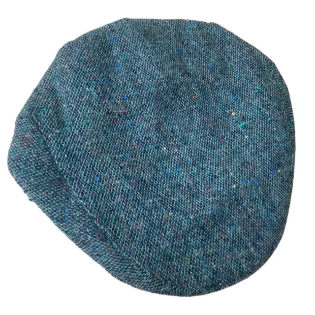 Irish Tweed Flat Cap Hat from Ireland Donegal Size Medium Mens Hatman Green
