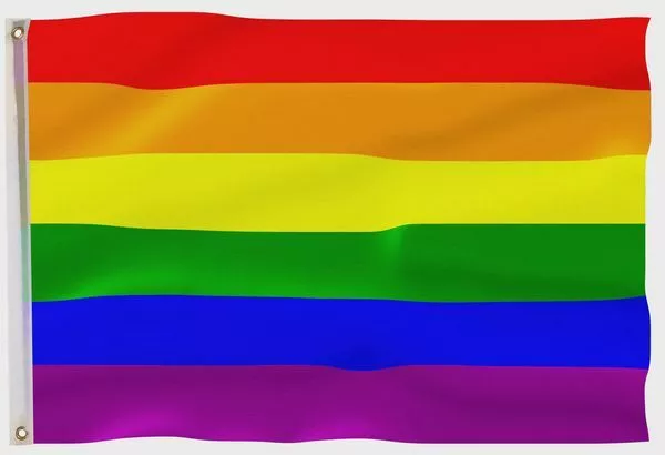 Regenbogen Flagge Fahne Hissflagge Peace 90X150 Lgbt Rainbow Flag Ösen Csd Pride