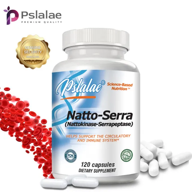 Natto-Serra - Circulatory System Health, Anti-inflammatory - Proteolytic Enzyme