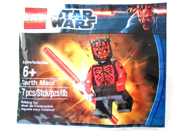 LEGO 5000062 STAR Wars SHIRTLESS DARTH MAUL Minifigure NEW in Sealed