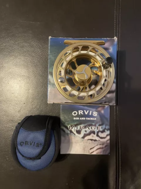 UNUSED ORVIS MIRAGE II Fly Reel Gold Anodised Finish Suit 3-5 Weight Lines  £340.00 - PicClick UK
