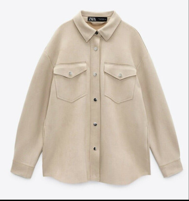 zara suede shacket
