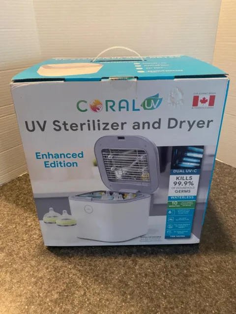 *Coral UV Sterilizer and Dryer* for CPAP, baby bottles, toys. BRAND NEW IN BOX