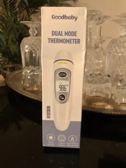 Goodbaby Dual Mode Thermometer, Thermometer for Fever Ear and Forehead- FC-IR100