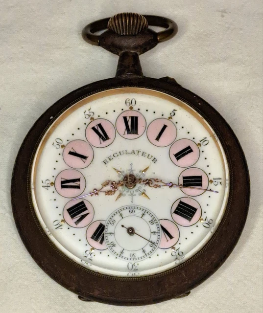 Montre Gousset Ancienne - Régulateur Militaire Aveugle Mécanique - Collection