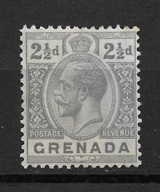 Grenada 1922, 2½ p Gray ,Scott # 98,VF MVLH*OG (RN-5)