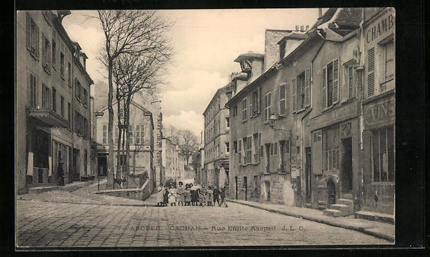 CPA Arcueil-Cachan, Rue Emile Raspail