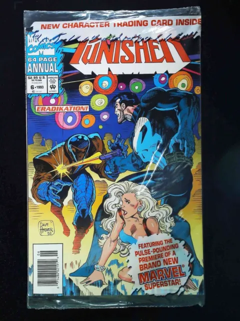 Punisher Annual #6P (2Nd Series) Marvel Comics 1993 Nm+ Newsstand Variant Cover
