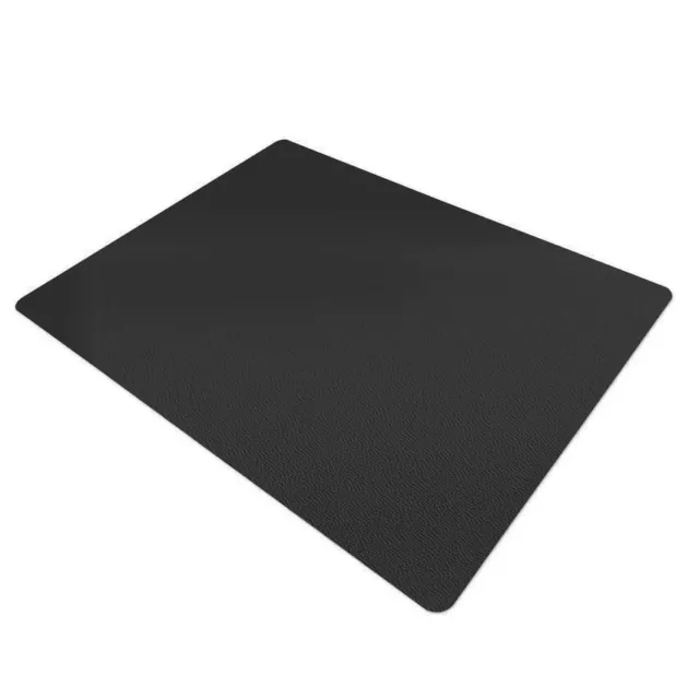 Bodenschutzmatte 90x120cm für Hartböden  Farbe: schwarz | Bürostuhlunterlage 2